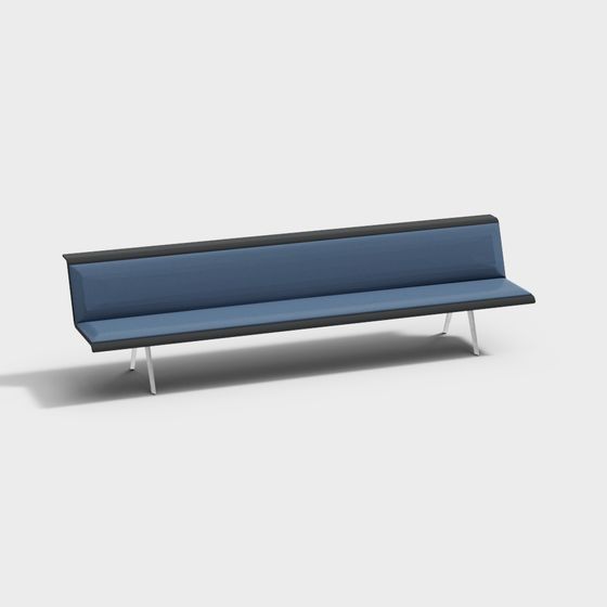 Elegant Minimalist Bench 3D model