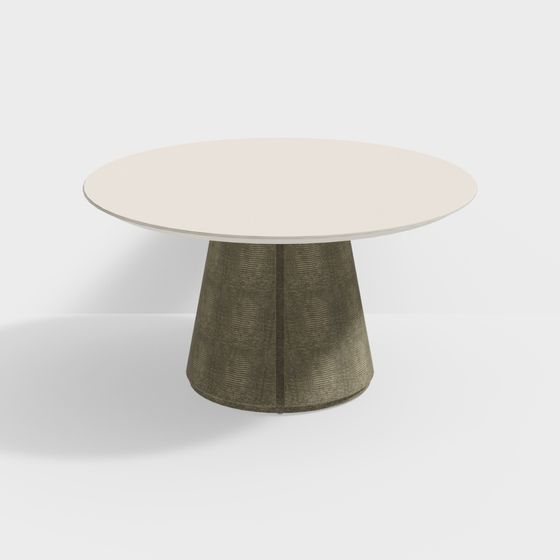 Modern Round Table 3D model