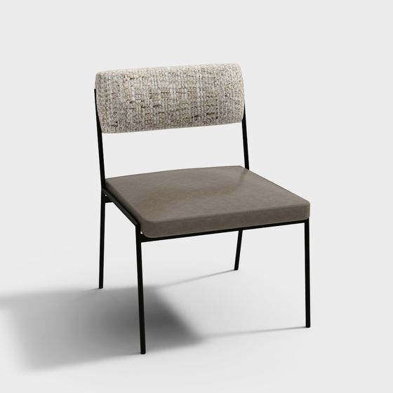 Elegant Urban Luxe Chair 3D model for Contemporary Spaces