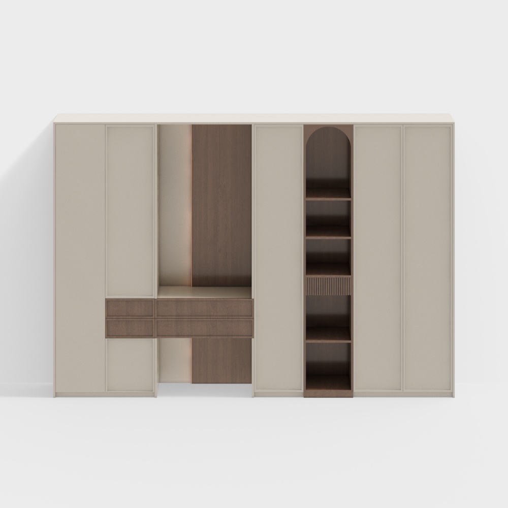 Обувной шкаф в средневековом стиле