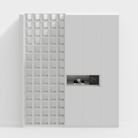 Modular Storage Cabinet 3D model