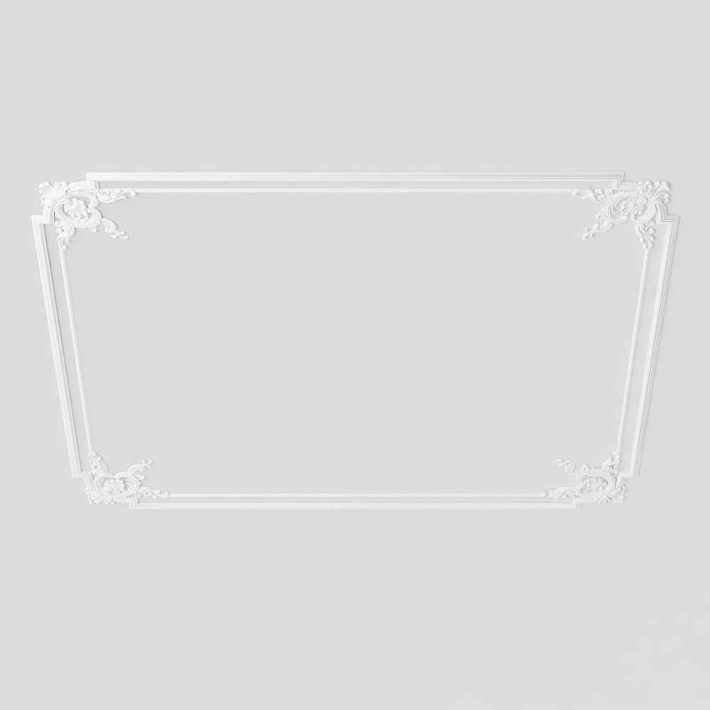 Classical Frame Low Poly 3D model