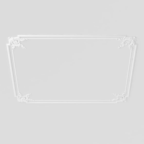 Classical Frame Low Poly 3D model