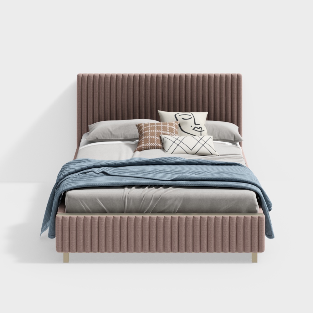 Cama de bebé rosa para niñas