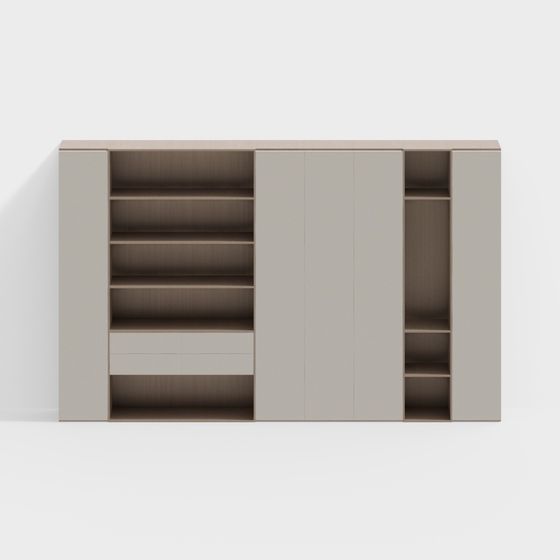 ตู้หนังสือสไตล์ครีม