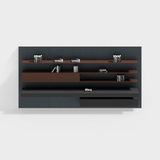 Urban Shelf 3D model for Modern Aesthetic