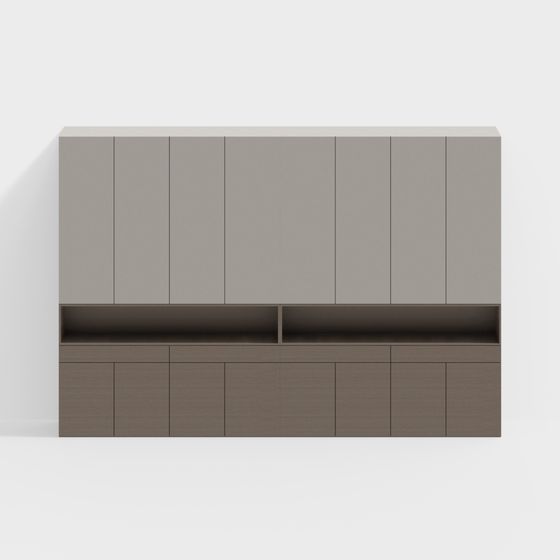 Stylish Urban Cabinet 3D model for Contemporary Spaces