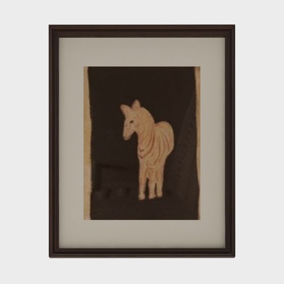 Retro Zebra Low-Poly 3D model for Creative Projects