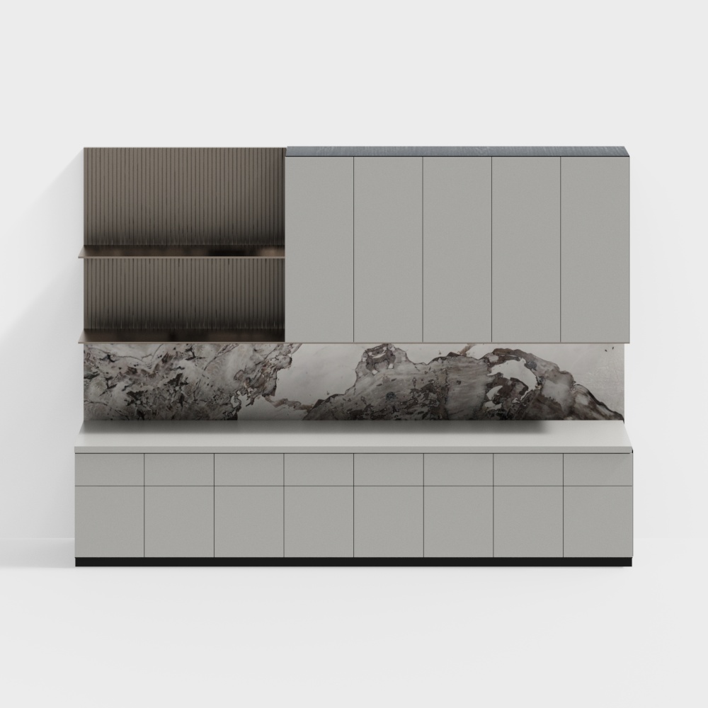 Modern dining room side cabinets