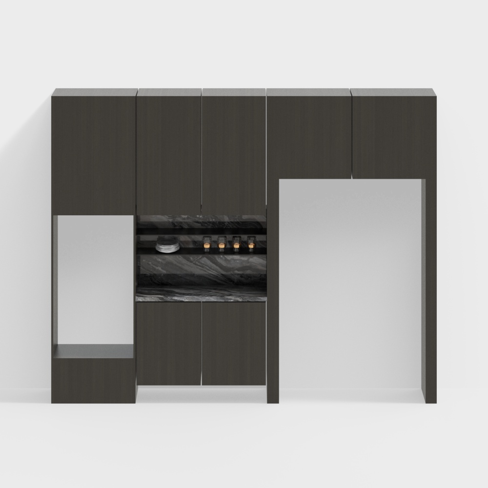 Dark Wind restaurant side cabinet