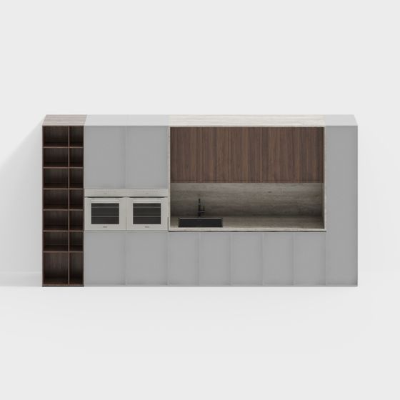 Tủ nhà hàng phong cách Trung cổ