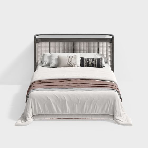 Urban Retreat 3D model Bed for Modern Design