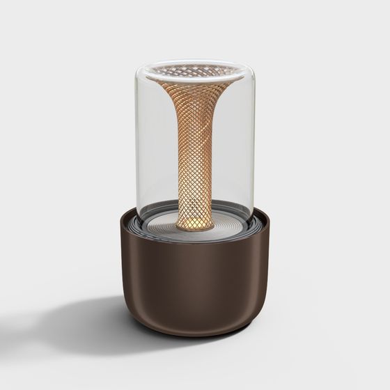 Stylish Woven Light Column 3D model