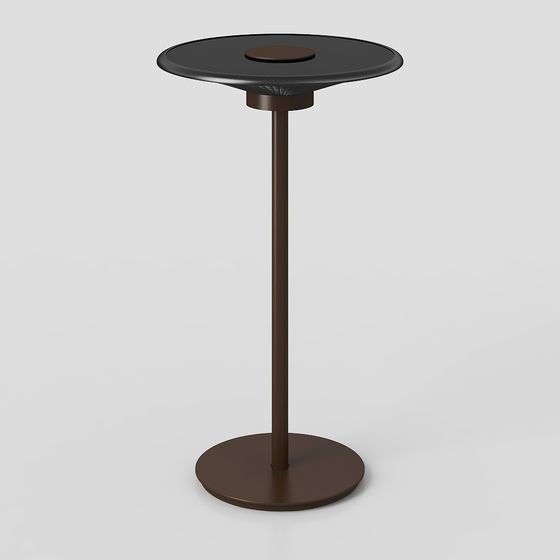 Elegant Minimalist Round Table 3D Model