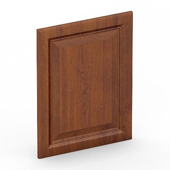 Classic Wooden Door Panel 3D model