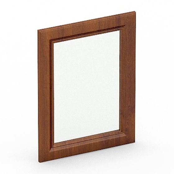 Stylish Wooden Frame 3D Model