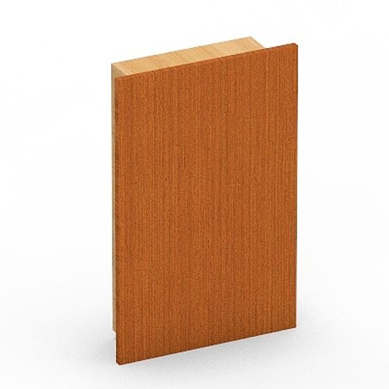 Wood Grain Book 3D Model
