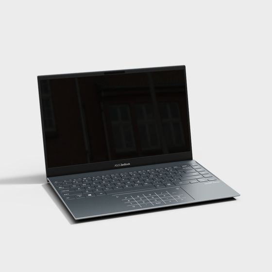 ZenBook 3D Model Laptop for Creative Projects