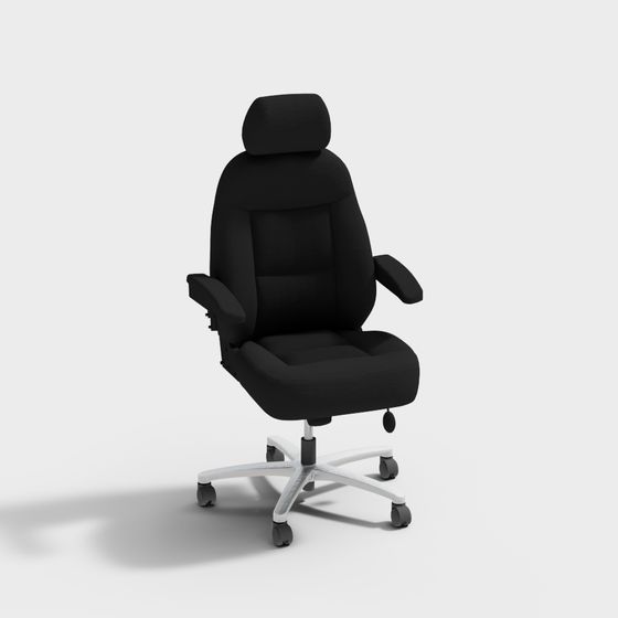 Modern Low-Poly Office Chair 3D model