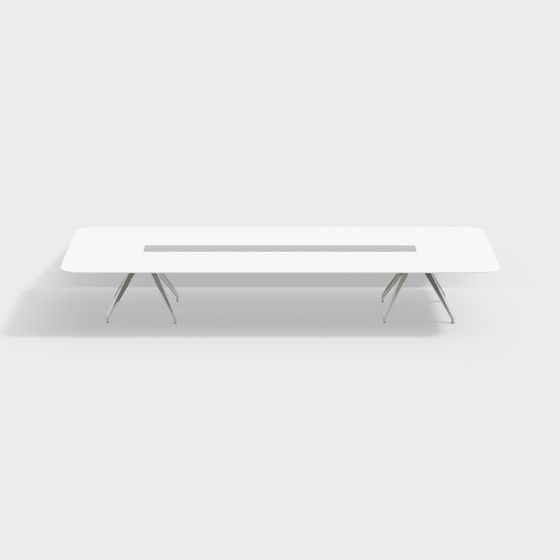 Sleek Conference Table 3D model