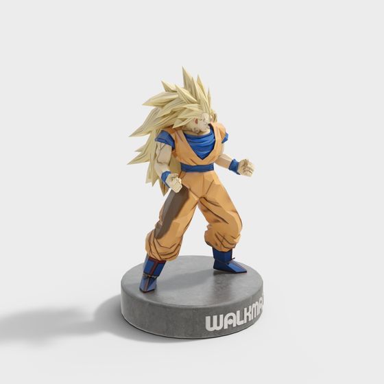Goku Super Saiyan 3 3D model