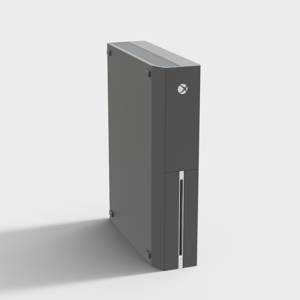 Stylish Low-Polygon Xbox Series X 3D Model