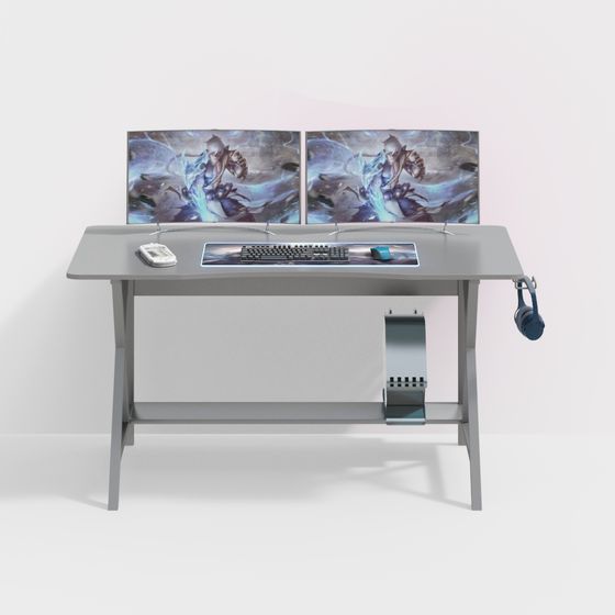 Modern Office Desk 3D model
