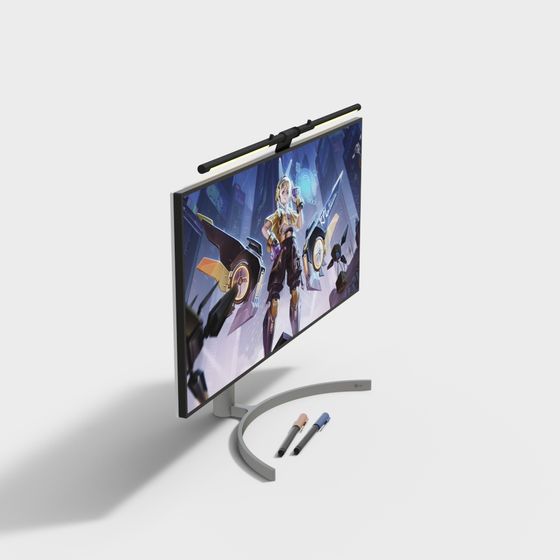 Futuristic Monitor 3D Model