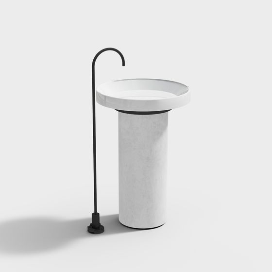 Elegant White Sink 3D Model for Beautifying Spaces