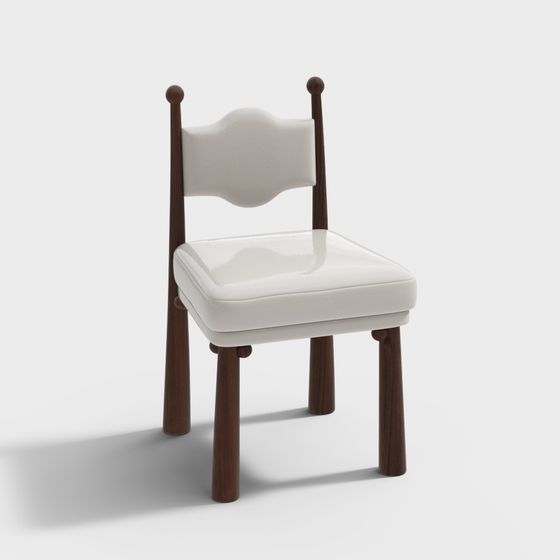 Elegant Mid-Century Modern 3D Chair Model