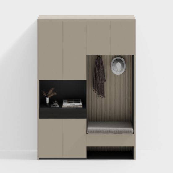 Meuble à chaussures d'entrée Wabi-sabi