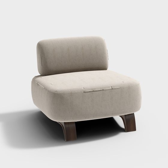 Cozy Lounge Chair 3D model