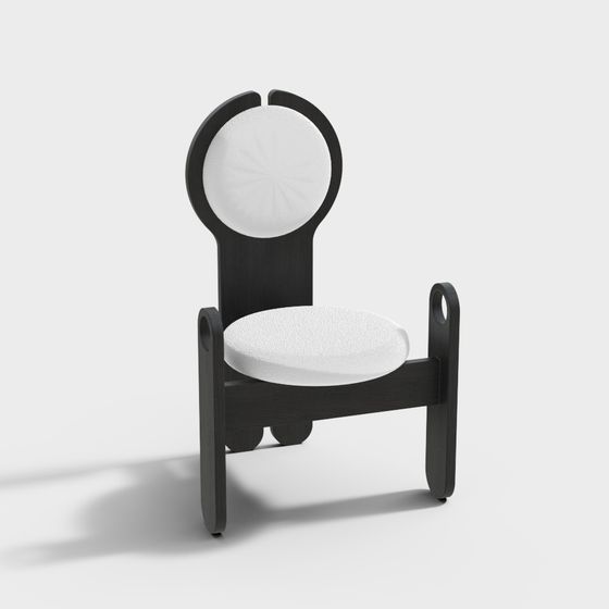 Stylish Urban Corner Chair 3D model