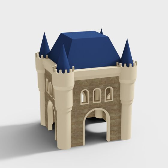 Fairy Tale Castle Entrance 3D model