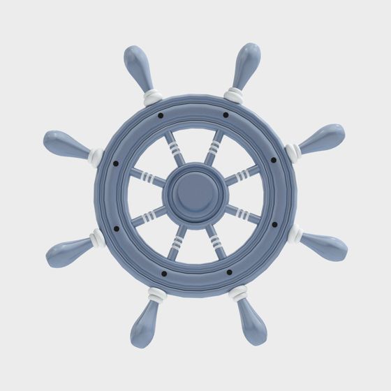 Navigator's Wheel 3D model