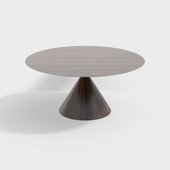 Cone Base Round Table 3D model