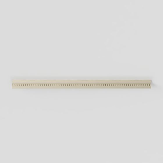 Elegant Low-Polygon Decorative Molding 3D model