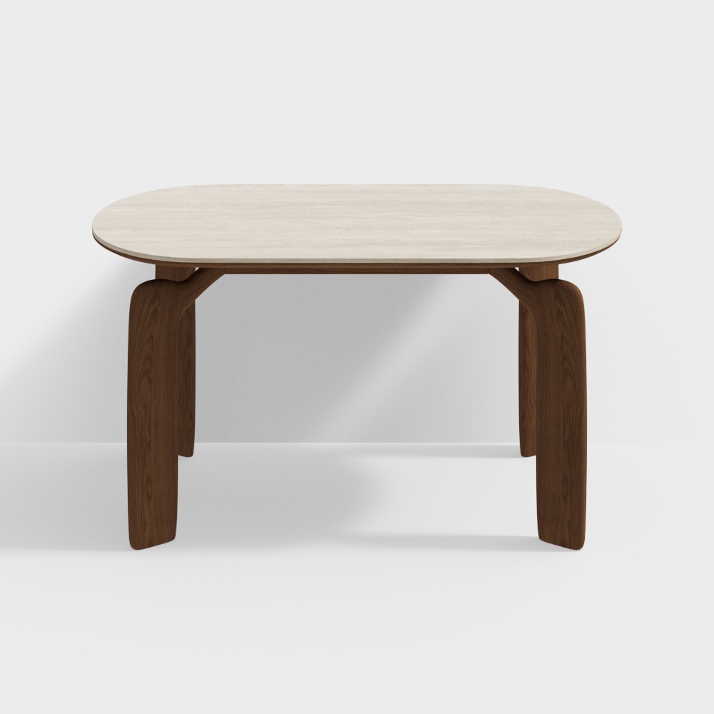 Vintage Style 1.4m Dining Table Savannah Series BSFNF2640 Medieval color