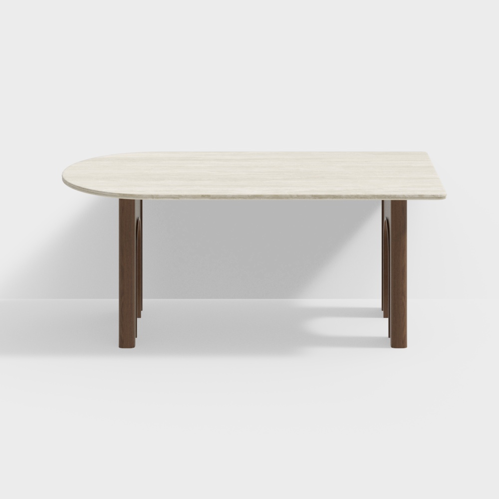 Vintage style 1.8m dining table Savannah Series BSFNF2646 medieval color