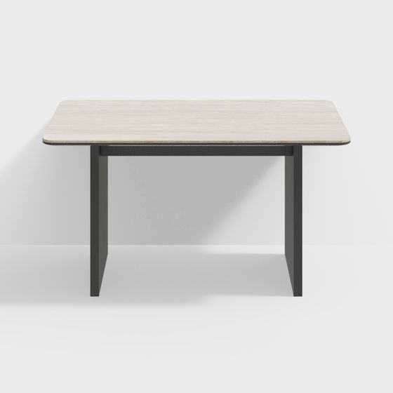 Urban Corner Dining Table 3D model