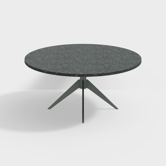 Minimalist Round Table 3D model