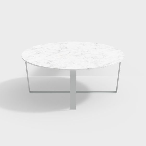 Elegant Round Table 3D model for Modern Spaces
