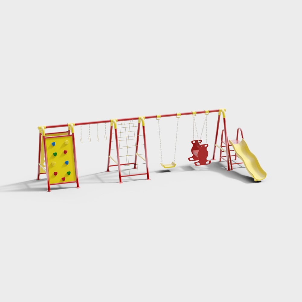Playful Children’s Playground 3D model