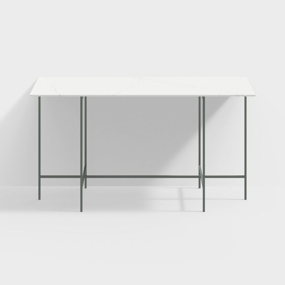 Urban Style Long Table 3D model