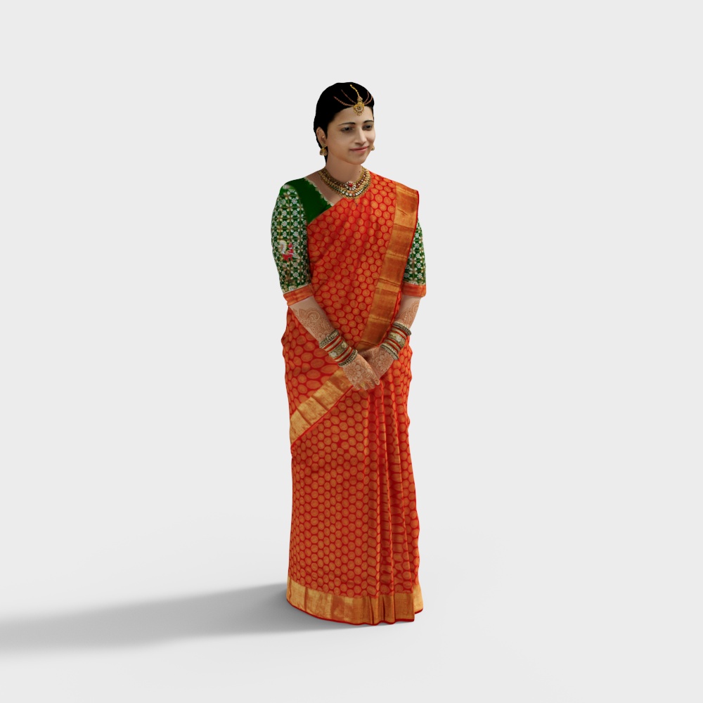 Vibrant Traditional-Modern Fusion 3D Model