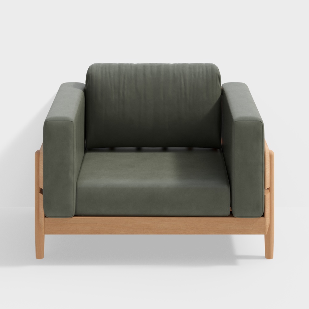 Cozy Corner Chair 3D model