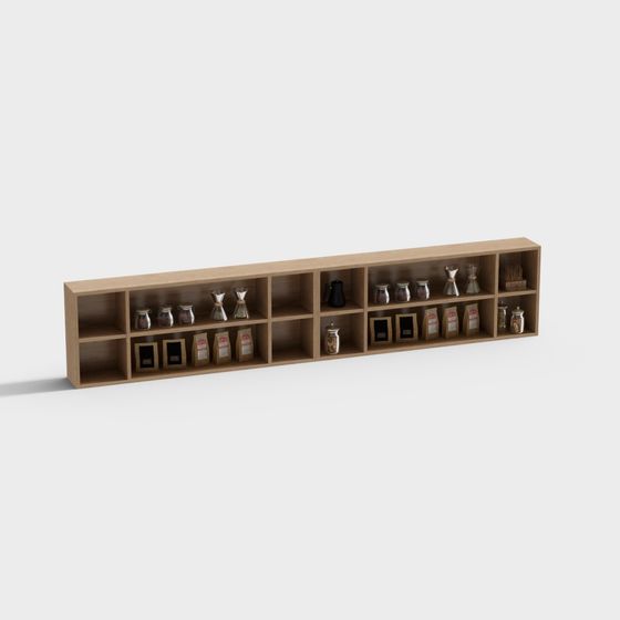 Modern Double Level Café Bar Display Stand