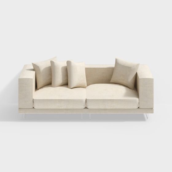 Urban Comfort Sofa 3D model