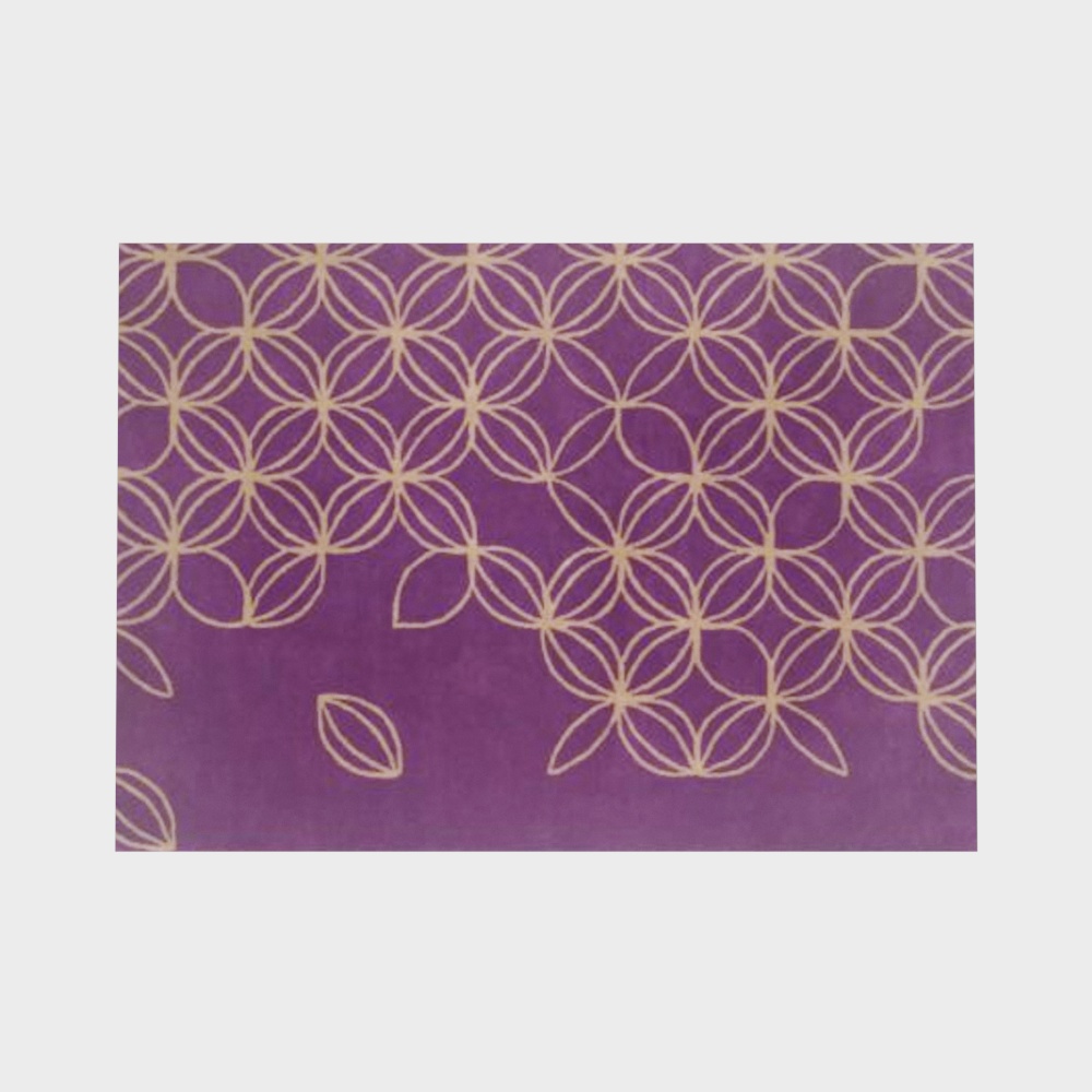 IKEA Purple and yellow stripes carpet