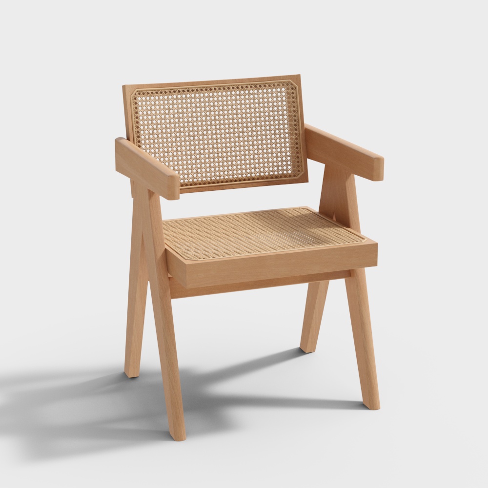 Jomelese   Chandigar Armchair   Solid wood dining Chair
